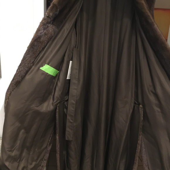 Full Length  Oscar de la Renta A-line Mink Fur Coat - Picture 4 of 7